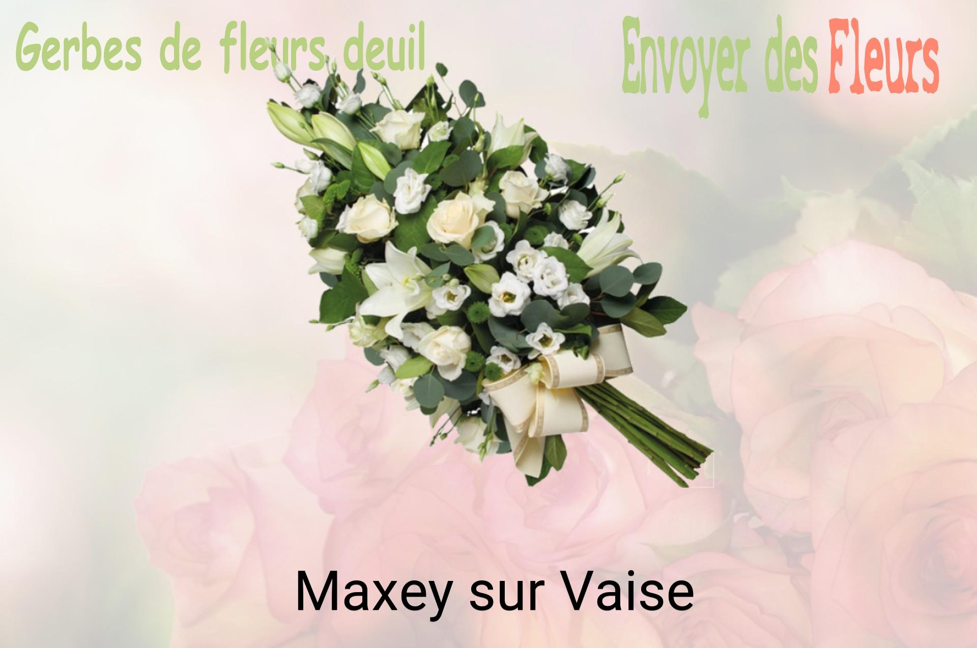 Gerbe de fleurs de deuil livrée à Maxey-sur-Vaise